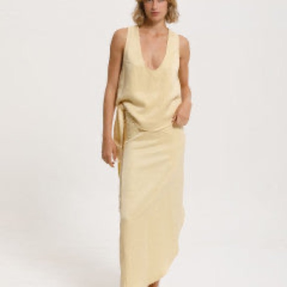 Trinity Wrap Golden Skirt O/S
